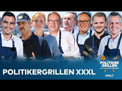 POLITIKERGRILLEN XXXL mit J.P. Burgard, Söder, Aiwanger, Prien, Dobrindt, Voigt, Klüssendorf & Frei