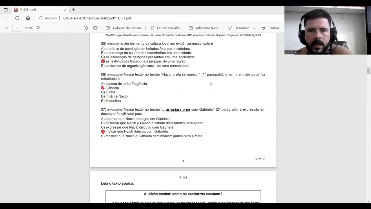 Correção 2° AVALIAÇÃO TRIMESTRAL (2022) - LÍNGUA PORTUGUESA 1° ano - Minas Gerais