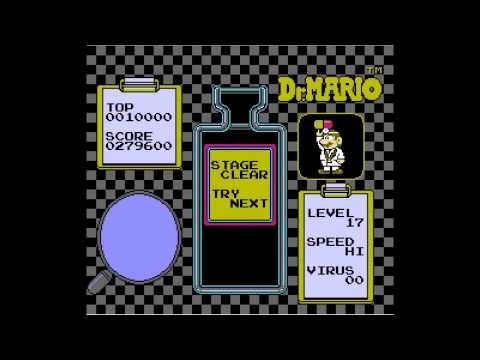 NES: Dr. Mario Walkthrough Level 16 to 18 (High Speed). [HD]