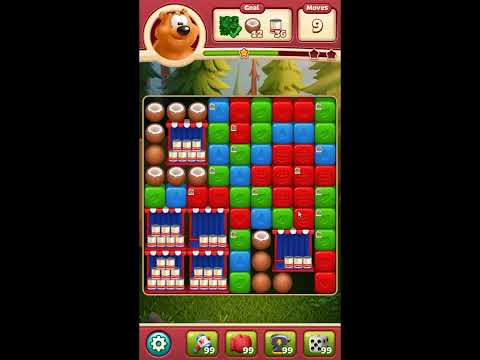 Toon Blast Level 7783 - NO BOOSTERS 🐻🐺🐱 | SKILLGAMING ✔️