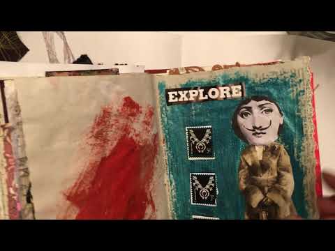 Trish's Junk Journal / Art Journal Flip Through ~ DancesWithPitBulls ~