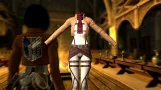 Skyrim: Attack on Titan Mikasa Mod
