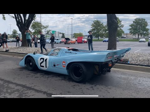 Porsche 917k Gulf Exhaust Rev | Sound