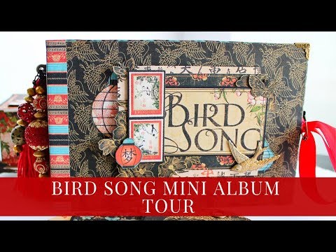 Bird Song Mini Album By Glenys Vidal for Graphic 45
