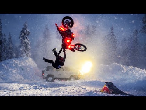 A BACKFLIP ON ICE GOES WRONG…