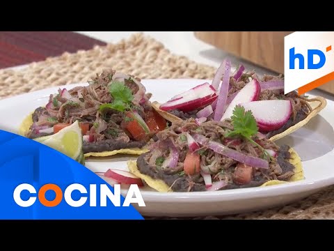 Receta: prepara tostadas de salpicón para la familia | hoyDía | Telemundo