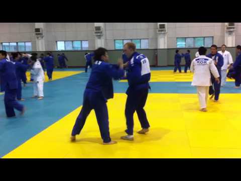 Henk Grol JUDO training in korea