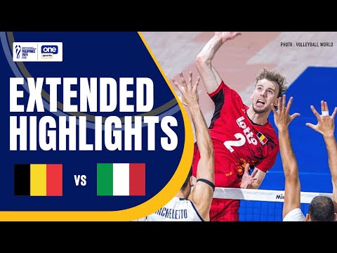 ITALY vs. BELGIUM | EXTENDED HIGHLIGHTS | 2025 FIVB MEN’S WORLD CHAMPIONSHIP | SEPT 16, 2025