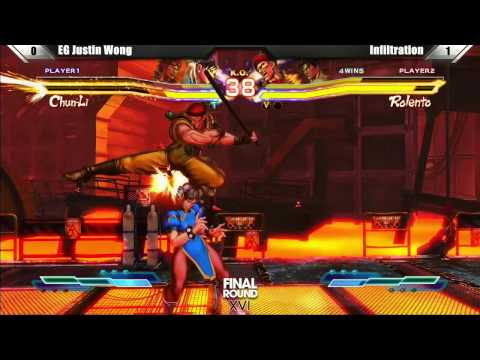 Justin Wong vs Infiltration - Street Fighter X Tekken - Final Round XVI Losers Finals