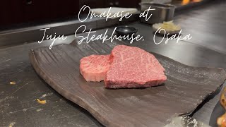 Luxury Omakase in Osaka 🍣🥩 | 300 USD meal for 2 at Juju Steakhouse