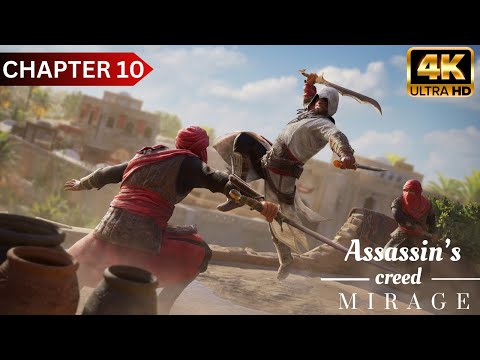 ASSASSIN'S CREED MIRAGE PS5 Walkthrough Gameplay Part 10 (No Commentary) 4K, 60FPS