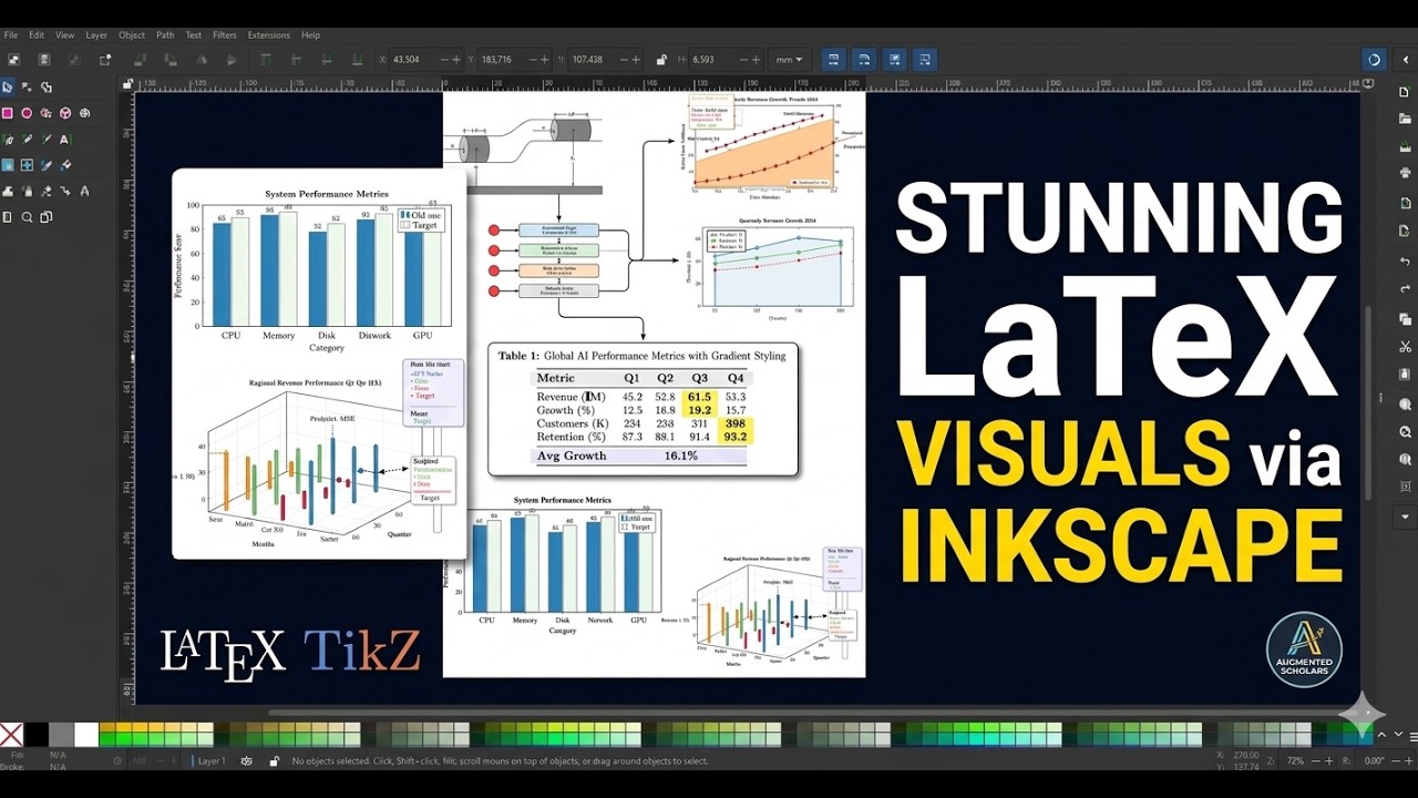 Combine Inkscape + LaTeX for Stunning Visuals | TikZ & PGF Integration Tutorial
