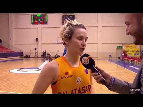 IŞIL ALBEN MAÇ SONU RÖPORTAJI Galatasaray-Mba Moscow 12.12.2018