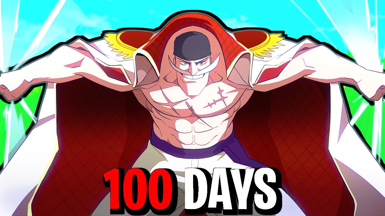 I Survived 100 Days As Whitebeard in Blox Fruits