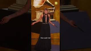 Miley Cyrus is a WHOLE mood presenting at the #GRAMMYs 🤣