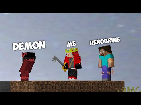 Meeting a New Friend in Herobrine Minecraft World | Evil herobrine part 4