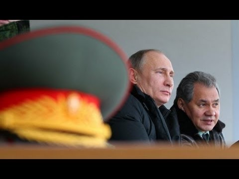 Путин лично проверил как идут учения (видео)