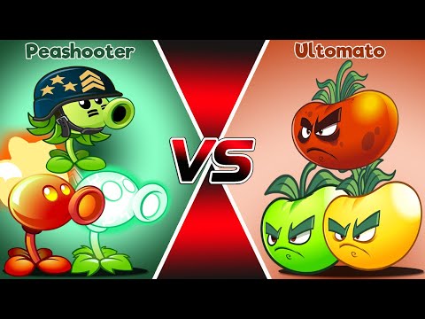 PvZ 2 Team Peashooter Vs Ultomato-Who Will Win?