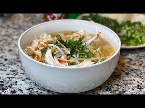 How to make - Pho Ga (Vietnamese chicken noodle soup)