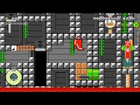 Petey Piranha's Botanical Palace - from Julian - SUPER MARIO MAKER Gameplay RAW