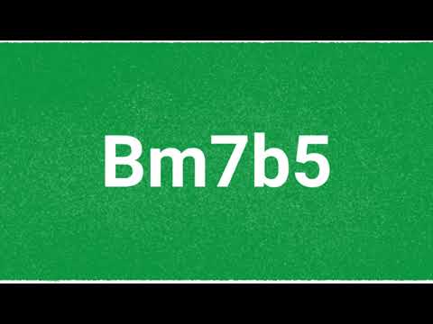 ONE CHORD WORKOUT - Jazz Backing Track Jam - Bm7b5