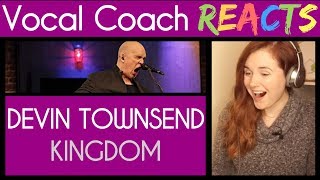 Vocal Coach reacts to Devin Townsend performs 'Kingdom' for EMGtv