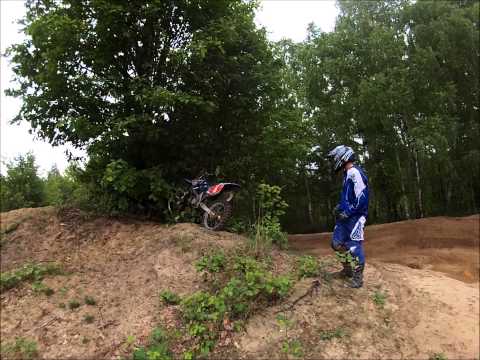 PCHEŁA YZ 250 CRASH MOTOCROSS GLEBA KRZĄTKA