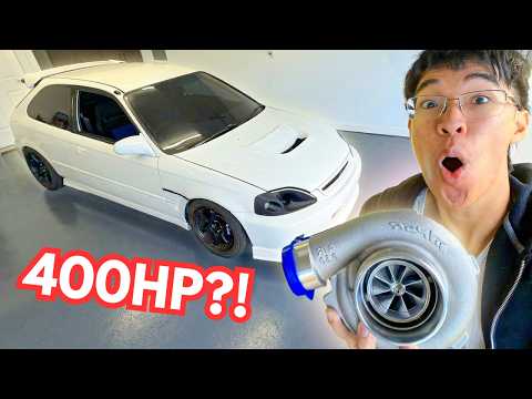 Turning My Slow Honda Into a Turbo Beast! (Turbo Upgrade)