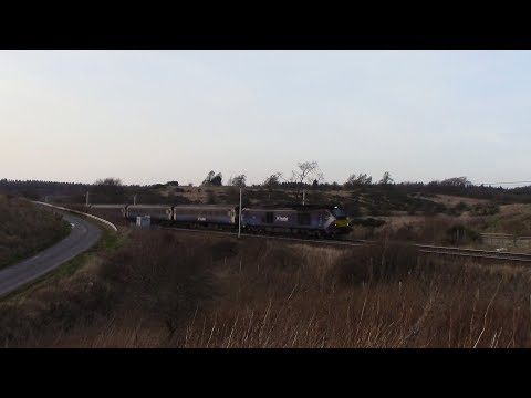 68006 with diverted 5L69 Fife Circle set at Cartland 14/2/19
