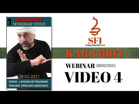 KARAMBIT WEBINAR  Part 4 - 28/02/2021