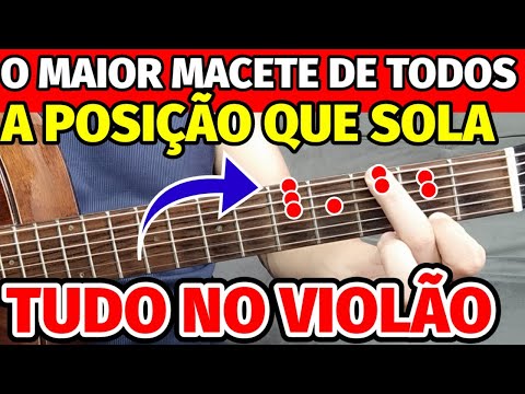 🎸Esse MACETE GENIAL te faz SOLAR NA HORA em qualquer tom usando APENAS 1 POSIÇÃO FÁCIL no VIOLÃO