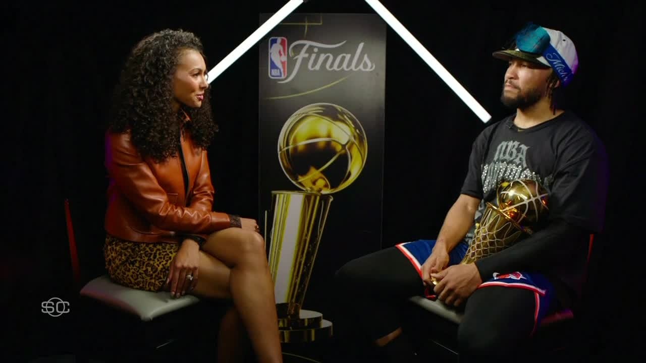 My sit-down interview with Jalen Brunson after winning the 2026 NBA Finals | SportsCenter - YouTube
