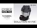 миниатюра 0 Видео о товаре Автокресло Cybex Solution M-Fix (15-36 кг), Grey Rabbit (Темно-серый / Серый)