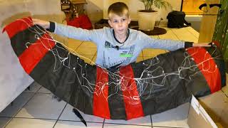 Luca stellt seine Spiderkites Competition vor