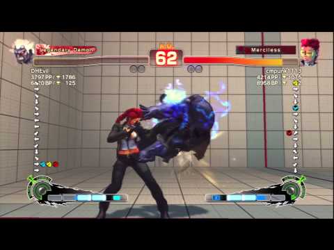 DHEvil (Oni) Vs cmpunk1113 (C.Viper) SSF4 AE Ranked Matches - PSN