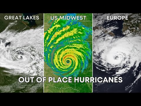 Rare Hurricanes in Unlikely Locations