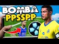 BOMBA PATCH 2023 PPSSPP 100 ATUALIZADO NO ANDROID CÂMERA PS4 PS5 MOD PES