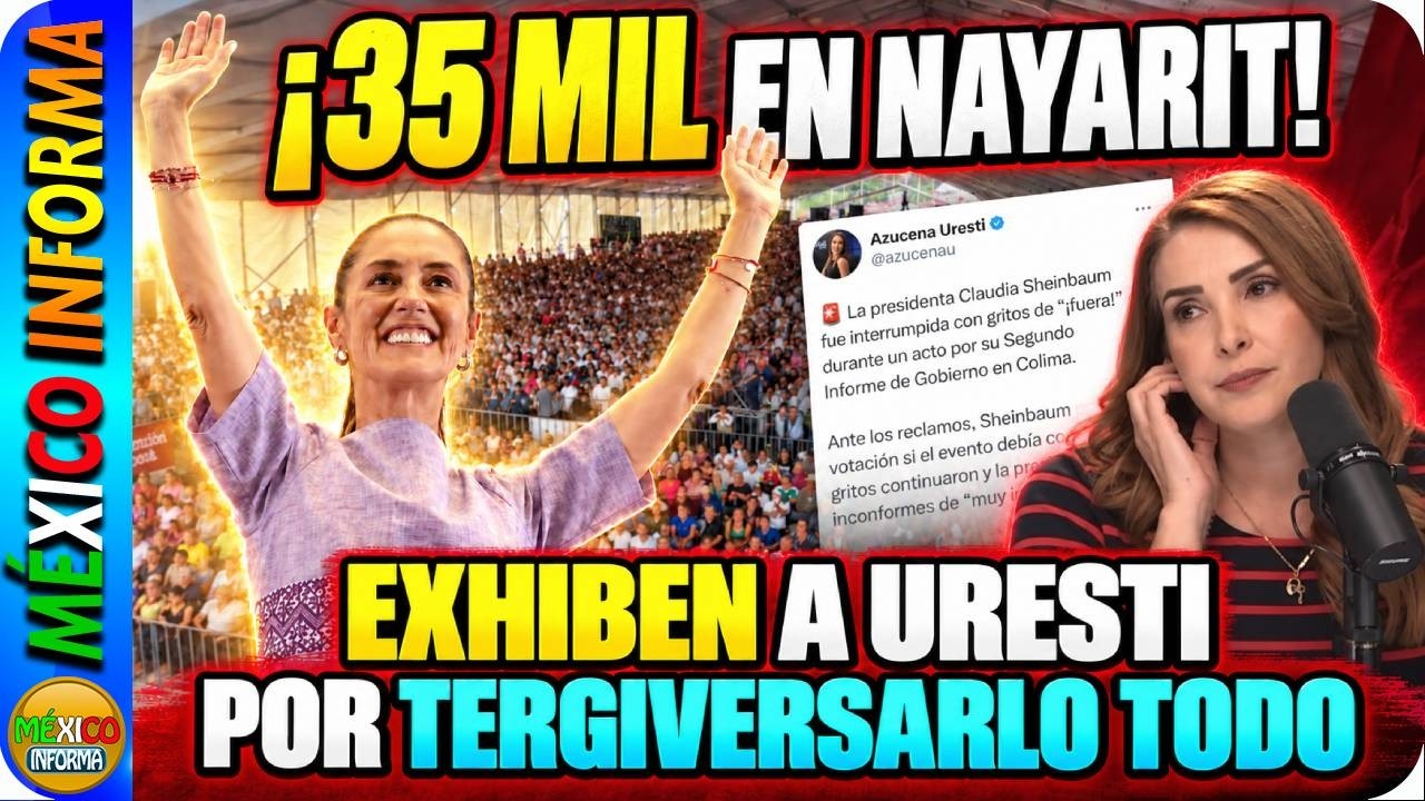 35 MIL PERSONAS EN NAYARIT. MIRA LO QUE PASÓ. LA PRESIDENTA INCANSABLE. CITLALI MANDA MENSAJE.