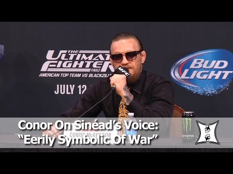 Conor McGregor Explains UFC 189 Walkout With Sinéad O’Connor & Why Her Music Means So Much To Him