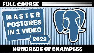 Download the video "PostgreSQL Tutorial Full Course 2022"