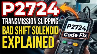 What Is P2724 Obd2 Error Code - Pressure Control Solenoid E Stuck On