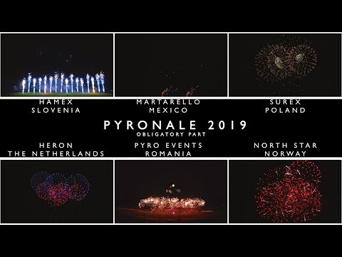 ⁽⁸ᴷ⁾ Pyronale 2019: All 6 Obligatory fireworks in one 8K video! Feuerwerk - Vuurwerk