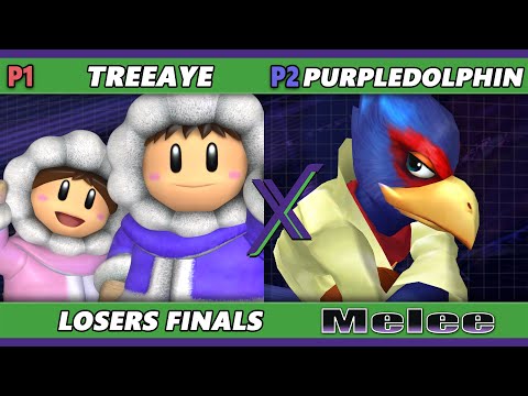 S@X 517 Losers Finals - PurpleDolphin (Falco) Vs. Treeaye (Ice Climbers) Smash Melee - SSBM