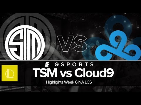 Highlights: TSM vs C9 (NA LCS Summer W6D1 Full Series)