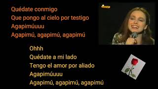 ANA BELÉN - Agapimú (letra) - cocoardu
