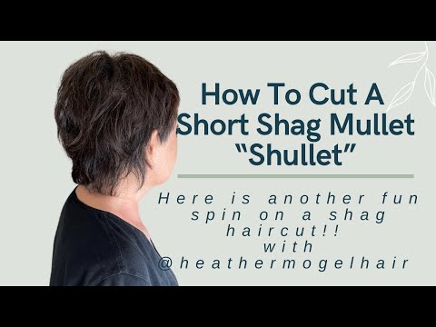 How I Cut a Short Shag Mullet, Shullet