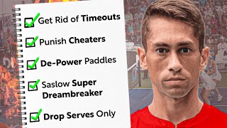 Nine Rule Changes Pro Pickleball Needs