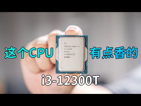 【CPU測評分享】i3-12300T這個U真挺不錯的！