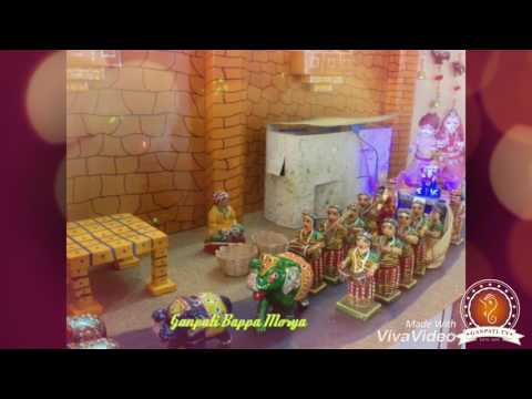 Vinayak Daga Home Ganpati Decoration Video