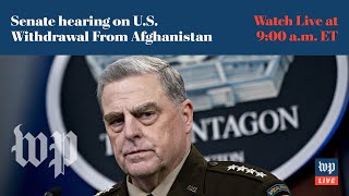 Milley, Austin face questions on Afghanistan at Senate hearing - 9/28 (FULL LIVE STREAM) video